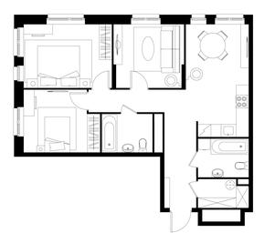 3-BD Apartment Sale, 72.6 sq. m. at Pervyi Moskovskiy, ulitsa Bianki, 1, Moskovskiy, Moscow, Russia #3 3-BD Apartment Sale, 72.6 sq. m. at Pervyi Moskovskiy, ulitsa Bianki, 1, Moskovskiy, Moscow, Russia #3