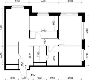 3-BD Apartment Sale, 80.3平方米 at Pervyi Moskovskiy, ulitsa Bianki, 1, Moskovskiy, Moscow, Russia #4