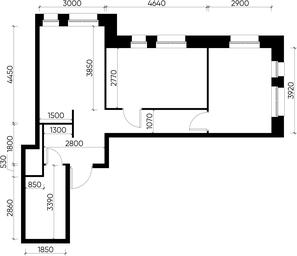 2-BD Apartment Sale, 53.6 sq. m. at Pervyi Moskovskiy, ulitsa Bianki, 1, Moskovskiy, Moscow, Russia #3 2-BD Apartment Sale, 53.6 sq. m. at Pervyi Moskovskiy, ulitsa Bianki, 1, Moskovskiy, Moscow, Russia #3