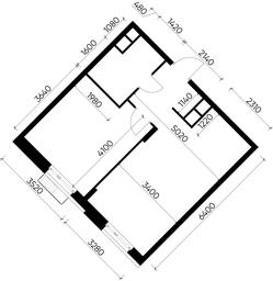 Apartment Sale, 42.8 sq. m. at Rezidentsii Skolkovo, Kashtanovaya ulitsa, 1, rabochiy posyolok Zarechye, Odintsovskiy City District, Moscow Region, Russia #3