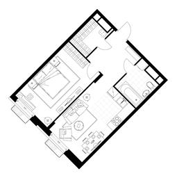 Apartment Sale, 49.1 sq. m. at Rezidentsii Skolkovo, Kashtanovaya ulitsa, 1, rabochiy posyolok Zarechye, Odintsovskiy City District, Moscow Region, Russia #4