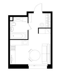 Apartment Sale, 25.6平方米 at Peredelkino Blizhnee, Korneya Chukovskogo Street, 1, Vnukovskoye Settlement, Moscow, Russia #4