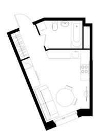 Apartment Sale, 24.8平方米 at Peredelkino Blizhnee, Korneya Chukovskogo Street, 1, Vnukovskoye Settlement, Moscow, Russia #4