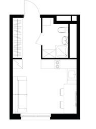 Apartment Sale, 22.8 sq. m. at Pervyi Moskovskiy, ulitsa Bianki, 1, Moskovskiy, Moscow, Russia #4