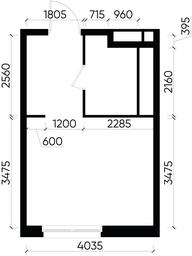 Apartment Sale, 22.8 sq. m. at Pervyi Moskovskiy, ulitsa Bianki, 1, Moskovskiy, Moscow, Russia #3 Apartment Sale, 22.8 sq. m. at Pervyi Moskovskiy, ulitsa Bianki, 1, Moskovskiy, Moscow, Russia #3