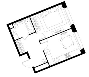 Apartment Sale, 36.1 sq. m. at Peredelkino Blizhnee, Korneya Chukovskogo Street, 1, Vnukovskoye Settlement, Moscow, Russia #4