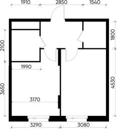 Apartment Sale, 38.8 sq. m. at Peredelkino Blizhnee, Korneya Chukovskogo Street, 1, Vnukovskoye Settlement, Moscow, Russia #3 Apartment Sale, 38.8 sq. m. at Peredelkino Blizhnee, Korneya Chukovskogo Street, 1, Vnukovskoye Settlement, Moscow, Russia #3