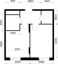 Apartment Sale, 38.8 sq. m. at Peredelkino Blizhnee, Korneya Chukovskogo Street, 1, Vnukovskoye Settlement, Moscow, Russia #3 Apartment Sale, 38.8 sq. m. at Peredelkino Blizhnee, Korneya Chukovskogo Street, 1, Vnukovskoye Settlement, Moscow, Russia #3