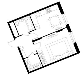 Apartment Sale, 39.5 sq. m. at Peredelkino Blizhnee, Korneya Chukovskogo Street, 1, Vnukovskoye Settlement, Moscow, Russia #4