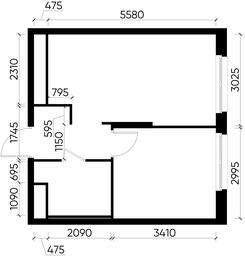 Apartment Sale, 34.5 sq. m. at Pervyi Moskovskiy, ulitsa Bianki, 1, Moskovskiy, Moscow, Russia #3