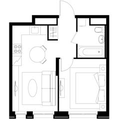 Apartment Sale, 34.7 sq. m. at Pervyi Moskovskiy, ulitsa Bianki, 1, Moskovskiy, Moscow, Russia #2