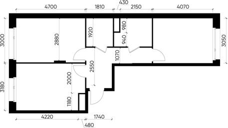 2-BD Apartment Sale, 56.3平方米 at Peredelkino Blizhnee, Korneya Chukovskogo Street, 1, Vnukovskoye Settlement, Moscow, Russia #3