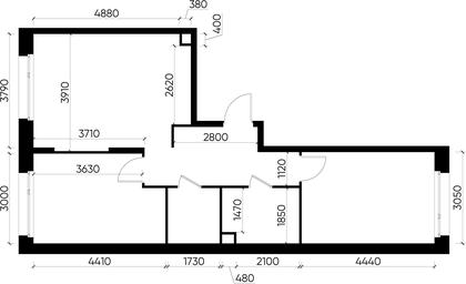 2-BD Apartment Sale, 61.4 sq. m. at Peredelkino Blizhnee, Korneya Chukovskogo Street, 1, Vnukovskoye Settlement, Moscow, Russia #3