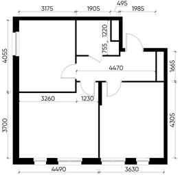 2-BD Apartment Sale, 57.6平方米 at Pervyi Moskovskiy, ulitsa Bianki, 1, Moskovskiy, Moscow, Russia #3