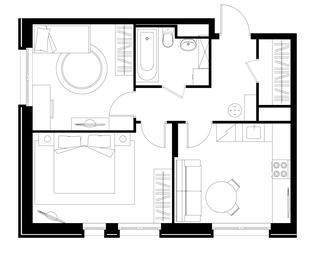 Продажа 2-комн. квартиры, 52 м² в ЖК «Первый Московский», улица Бианки, 1, Московский, Москва, Россия #2