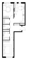 2-BD Apartment Sale, 63.9 sq. m. at Pervyi Moskovskiy, ulitsa Bianki, 1, Moskovskiy, Moscow, Russia #4
