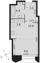 Apartment Sale, 30.4 sq. m. at Arkhitektor, Akademika Volgina Street, 2Д, Moscow, Russia #4