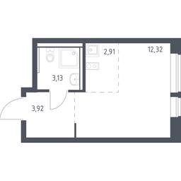 Apartment Sale, 22.28 sq. m. at Egorovo Park, 1-y kvartal, posyolok Zhilino-1, Lubertsy City District, Moscow Region, Russia #3 Apartment Sale, 22.28 sq. m. at Egorovo Park, 1-y kvartal, posyolok Zhilino-1, Lubertsy City District, Moscow Region, Russia #3