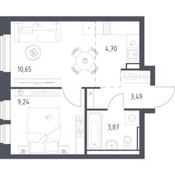 Apartment Sale, 31.95 sq. m. at Egorovo Park, 1-y kvartal, posyolok Zhilino-1, Lubertsy City District, Moscow Region, Russia #4