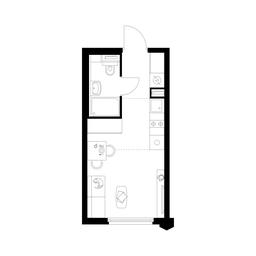 Apartment Sale, 20.3 sq. m. at Businovskiy Park, Izhorskaya Street, 6с5, Moscow, Russia #3