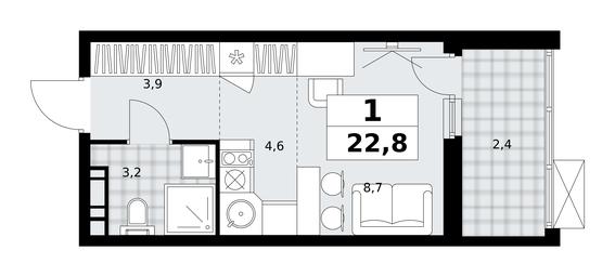 Apartment Sale, 22.8 sq. m. at Skandinaviya, Skandinaviya Residential Complex, Sosenskoye Settlement, Moscow, Russia #2 Apartment Sale, 22.8 sq. m. at Skandinaviya, Skandinaviya Residential Complex, Sosenskoye Settlement, Moscow, Russia #2