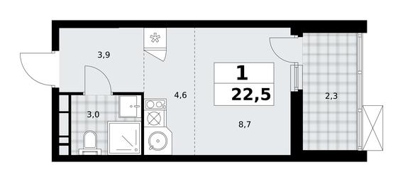 Apartment Sale, 22.5 sq. m. at Skandinaviya, Skandinaviya Residential Complex, Sosenskoye Settlement, Moscow, Russia #3 Apartment Sale, 22.5 sq. m. at Skandinaviya, Skandinaviya Residential Complex, Sosenskoye Settlement, Moscow, Russia #3