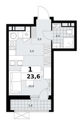 Продажа квартиры, 23,6 м² в ЖК «Скандинавия», жилой комплекс Скандинавия, поселение Сосенское, Москва, Россия #3 Продажа квартиры, 23,6 м² в ЖК «Скандинавия», жилой комплекс Скандинавия, поселение Сосенское, Москва, Россия #3