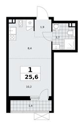 Apartment Sale, 25.6 sq. m. at Skandinaviya, Skandinaviya Residential Complex, Sosenskoye Settlement, Moscow, Russia #4
