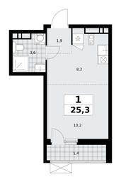Apartment Sale, 25.3 sq. m. at Skandinaviya, Skandinaviya Residential Complex, Sosenskoye Settlement, Moscow, Russia #4