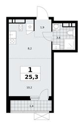 Apartment Sale, 25.3 sq. m. at Skandinaviya, Skandinaviya Residential Complex, Sosenskoye Settlement, Moscow, Russia #4