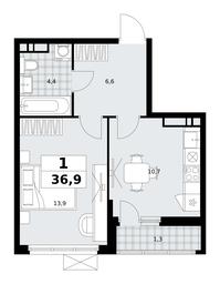 Apartment Sale, 36.9 sq. m. at Skandinaviya, Skandinaviya Residential Complex, Sosenskoye Settlement, Moscow, Russia #2 Apartment Sale, 36.9 sq. m. at Skandinaviya, Skandinaviya Residential Complex, Sosenskoye Settlement, Moscow, Russia #2