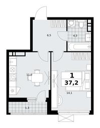 Apartment Sale, 37.2平方米 at Skandinaviya, Skandinaviya Residential Complex, Sosenskoye Settlement, Moscow, Russia #2 Apartment Sale, 37.2平方米 at Skandinaviya, Skandinaviya Residential Complex, Sosenskoye Settlement, Moscow, Russia #2