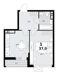 Apartment Sale, 37 sq. m. at Skandinaviya, Skandinaviya Residential Complex, Sosenskoye Settlement, Moscow, Russia #3 Apartment Sale, 37 sq. m. at Skandinaviya, Skandinaviya Residential Complex, Sosenskoye Settlement, Moscow, Russia #3