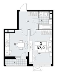 Apartment Sale, 37 sq. m. at Skandinaviya, Skandinaviya Residential Complex, Sosenskoye Settlement, Moscow, Russia #2 Apartment Sale, 37 sq. m. at Skandinaviya, Skandinaviya Residential Complex, Sosenskoye Settlement, Moscow, Russia #2