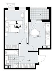 Apartment Sale, 38.6 sq. m. at Skandinaviya, Skandinaviya Residential Complex, Sosenskoye Settlement, Moscow, Russia #2 Apartment Sale, 38.6 sq. m. at Skandinaviya, Skandinaviya Residential Complex, Sosenskoye Settlement, Moscow, Russia #2