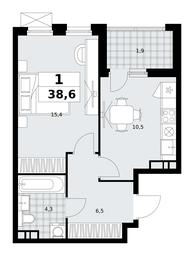 Apartment Sale, 38.6 sq. m. at Skandinaviya, Skandinaviya Residential Complex, Sosenskoye Settlement, Moscow, Russia #2 Apartment Sale, 38.6 sq. m. at Skandinaviya, Skandinaviya Residential Complex, Sosenskoye Settlement, Moscow, Russia #2