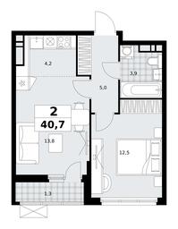 Продажа 1-комн. квартиры, 40,7 м² в ЖК «Скандинавия», жилой комплекс Скандинавия, поселение Сосенское, Москва, Россия #2 Продажа 1-комн. квартиры, 40,7 м² в ЖК «Скандинавия», жилой комплекс Скандинавия, поселение Сосенское, Москва, Россия #2