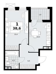 Apartment Sale, 38.6 sq. m. at Skandinaviya, Skandinaviya Residential Complex, Sosenskoye Settlement, Moscow, Russia #2 Apartment Sale, 38.6 sq. m. at Skandinaviya, Skandinaviya Residential Complex, Sosenskoye Settlement, Moscow, Russia #2