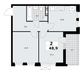 1-BD Apartment Sale, 48.9 sq. m. at Skandinaviya, Skandinaviya Residential Complex, Sosenskoye Settlement, Moscow, Russia #3 1-BD Apartment Sale, 48.9 sq. m. at Skandinaviya, Skandinaviya Residential Complex, Sosenskoye Settlement, Moscow, Russia #3