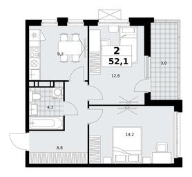 1-BD Apartment Sale, 52.1 sq. m. at Skandinaviya, Skandinaviya Residential Complex, Sosenskoye Settlement, Moscow, Russia #2