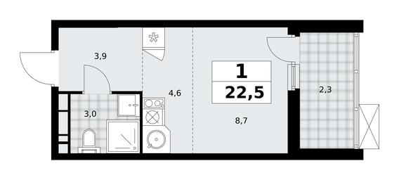 Apartment Sale, 22.5 sq. m. at Skandinaviya, Skandinaviya Residential Complex, Sosenskoye Settlement, Moscow, Russia #3 Apartment Sale, 22.5 sq. m. at Skandinaviya, Skandinaviya Residential Complex, Sosenskoye Settlement, Moscow, Russia #3