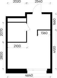 Apartment Sale, 24.8 sq. m. at Peredelkino Blizhnee, Korneya Chukovskogo Street, 1, Vnukovskoye Settlement, Moscow, Russia #3 Apartment Sale, 24.8 sq. m. at Peredelkino Blizhnee, Korneya Chukovskogo Street, 1, Vnukovskoye Settlement, Moscow, Russia #3
