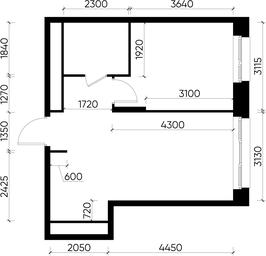 Apartment Sale, 40平方米 at Pervyi Moskovskiy, ulitsa Bianki, 1, Moskovskiy, Moscow, Russia #4