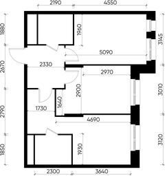 2-BD Apartment Sale, 60 sq. m. at Pervyi Moskovskiy, ulitsa Bianki, 1, Moskovskiy, Moscow, Russia #2 2-BD Apartment Sale, 60 sq. m. at Pervyi Moskovskiy, ulitsa Bianki, 1, Moskovskiy, Moscow, Russia #2
