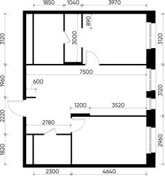 2-BD Apartment Sale, 65.7 sq. m. at Pervyi Moskovskiy, ulitsa Bianki, 1, Moskovskiy, Moscow, Russia #2 2-BD Apartment Sale, 65.7 sq. m. at Pervyi Moskovskiy, ulitsa Bianki, 1, Moskovskiy, Moscow, Russia #2