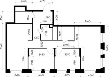 3-BD Apartment Sale, 84.4平方米 at Pervyi Moskovskiy, ulitsa Bianki, 1, Moskovskiy, Moscow, Russia #4