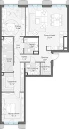 2-BD Apartment Sale, 138.4 sq. m. at Tishinskiy bulvar, Gruzinsky Val Street, 10, Moscow, Russia #2 2-BD Apartment Sale, 138.4 sq. m. at Tishinskiy bulvar, Gruzinsky Val Street, 10, Moscow, Russia #2
