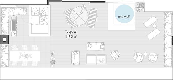 2-BD Apartment Sale, 128.8平方米 at Tishinskiy bulvar, Gruzinsky Val Street, 10, Moscow, Russia #2 2-BD Apartment Sale, 128.8平方米 at Tishinskiy bulvar, Gruzinsky Val Street, 10, Moscow, Russia #2