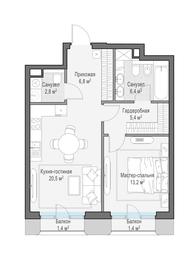 1-BD Apartment Sale, 56.2 sq. m. at Tishinskiy bulvar, Gruzinsky Val Street, 10, Moscow, Russia #3 1-BD Apartment Sale, 56.2 sq. m. at Tishinskiy bulvar, Gruzinsky Val Street, 10, Moscow, Russia #3