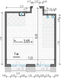 1-BD Apartment Sale, 54.6 sq. m. at Tishinskiy bulvar, Gruzinsky Val Street, 10, Moscow, Russia #3 1-BD Apartment Sale, 54.6 sq. m. at Tishinskiy bulvar, Gruzinsky Val Street, 10, Moscow, Russia #3